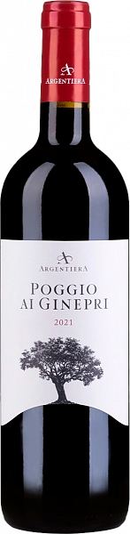 Вино Poggio ai Ginepri Rosso Bolgheri DOC Argentiera, 0.75 л