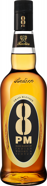 Radico Khaitan 8 p.m. Grain Blended Whisky, 0.7 л