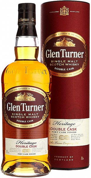 Glen Turner Heritage Double Cask Single Malt Scotch Whisky (gift box), 0.7 л