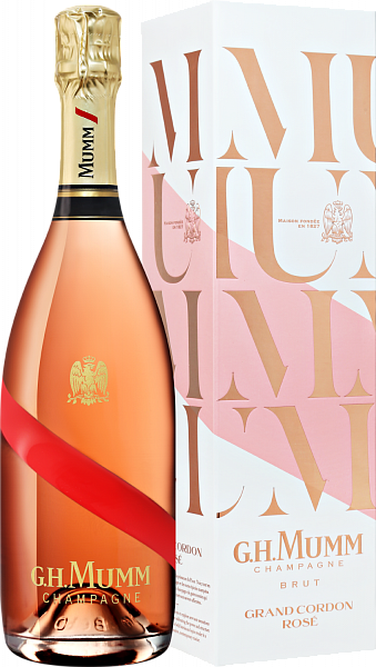 Шампанское G.H. Mumm Grand Cordon Rose Champagne AOC Brut (gift box), 0.75 л