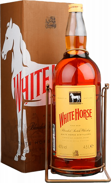 Виски White Horse Blended Scotch Whisky (gift box), 4.5 л