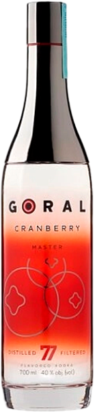 Водка Goral Master Cranberry, 0.7 л
