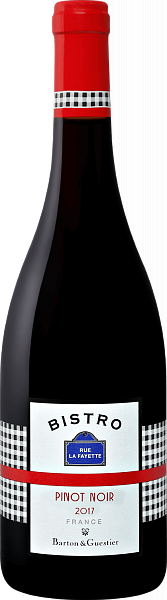Вино Bistro Rue La Fayette Pinot Noir Barton & Guestier, 0.75 л