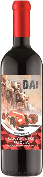 Вино DAI Sangiovese Puglia IGT, 0.75 л