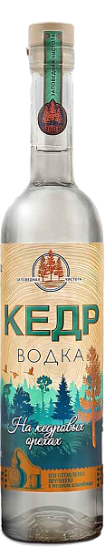 Водка Cedar On Pine Nuts, 0.7 л