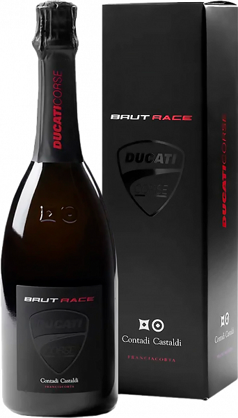 Игристое вино Ducati Corse Brut Race Franciacorta DOCG Contadi Castaldi (gift box), 0.75 л