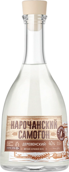 Дистиллят Narochanskij Samogon Derevenskij, 0.5 л