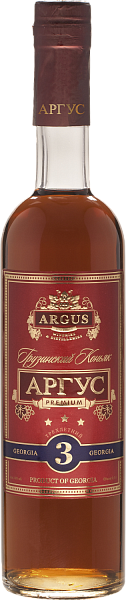 Коньяк Argus 3 Y.O., 0.5 л