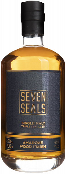 Seven Seals Amarone Wood Finish Single Malt Whisky, 0.7 л