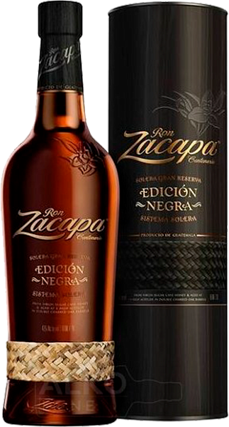 Ром Zacapa Centenario Solera Gran Reserva Edicion Negra (gift box), 1 л в Воронеже