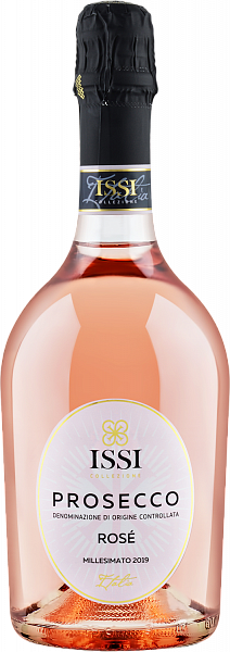 Сухое игристое вино ISSI Prosecco DOC Rose Millesimato Extra Dry, 0.75 л