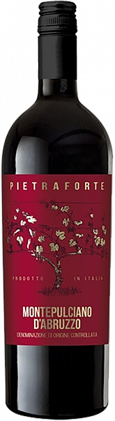 Вино Pietraforte Montepulciano d'Abruzzo DOC Castellani, 0.75 л