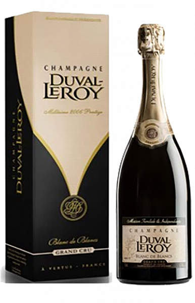 Шампанское Duval-Leroy Brut Blanc de Blancs Grand Cru Champagne AOC (gift box), 0.75 л