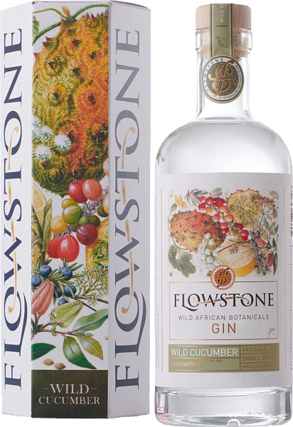 Джин Flowstone Wild Cucumber (gift box), 0.75 л