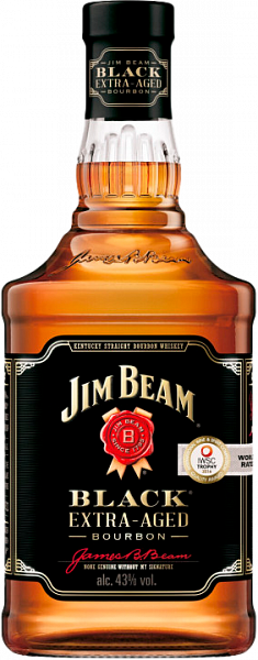 Виски Jim Beam Black Bourbon, 1 л
