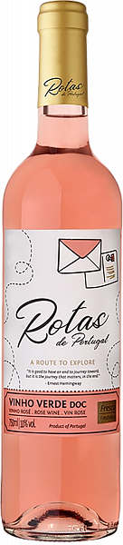 Rotas de Portugal Rose Vinho Verde DOC Santos & Seixo, 0.75 л