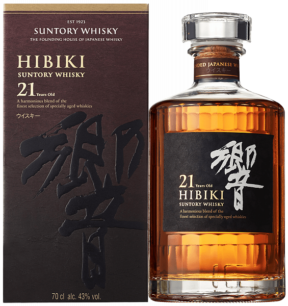 Виски Hibiki 21 years Suntory Whisky (gift box), 0.7 л