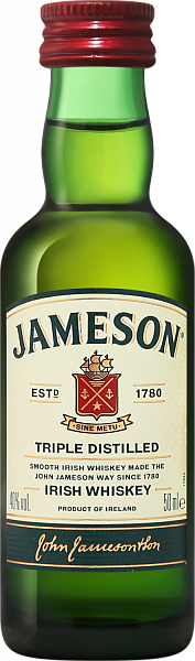 Виски Jameson Triple Distilled Irish Whiskey, 0.05 л