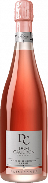 Розовое шампанское Dom Caudron Fascinante Rose Brut Champagne AOC, 0.75 л