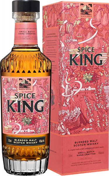 Wemyss Malts Spice King Blended Malt Scotch Whisky (gift box), 0.7 л