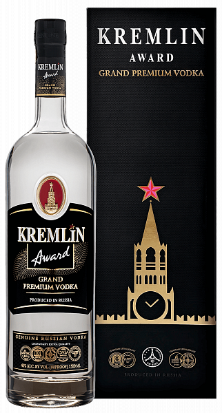 Водка KREMLIN AWARD Grand Premium Vodka (gift box), 1.5 л