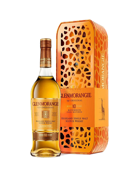 Виски Glenmorangie Original Highland Single Malt Scotch Whisky 10 y.o. (gift box), 0.7 л