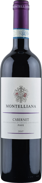 Вино Montelliana Cabernet Piave DOC, 0.75 л