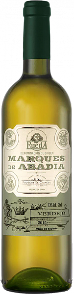 Вино Marques de Abadia Verdejo Rueda DO Bodegas El Cidacos, 0.75 л