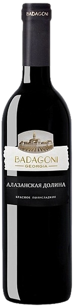 Badagoni Alazani Valley Semi-Sweet Red, 0.75 л