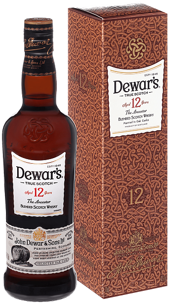 Виски Dewar's Special Reserve 12 y.o. Blended Scotch Whiskey (gift box), 0.7 л