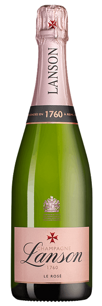 Французское шампанское Lanson Le Rose Brut Champagne AOC , 0.75 л
