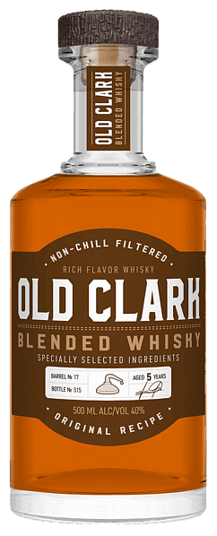 Виски Old Clark Blended Whisky 5 y.o., 0.5 л