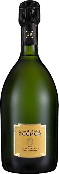 Шампанское Champagne Jeeper Blanc de Blancs Grand Reserve Brut Champagne AOC, 0.75 л