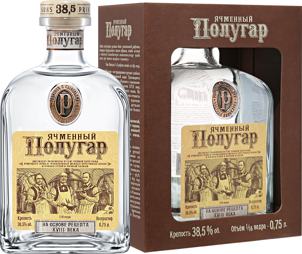Дистиллят Polugar Barley (gift box), 0.75 л в Курске