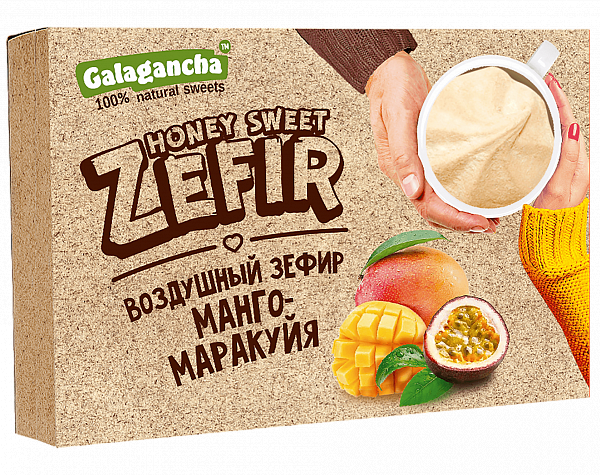 Honey-Sweet Zefir Mango-Passionfruit Galagancha