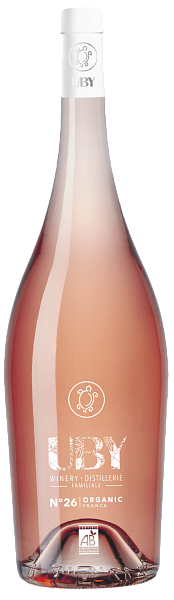 Вино Uby №26 Organic Rose Cotes de Gascogne IGP Domaine Ubi, 1.5 л