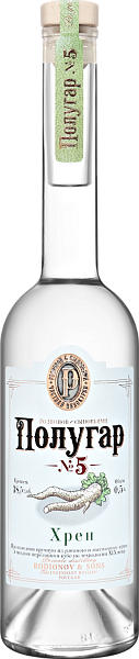 Дистиллят Polugar №5 Horseradish, 0.5 л в Челябинске