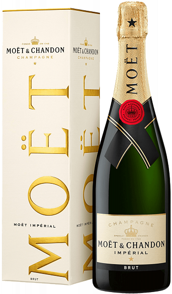 Moet & Chandon Imperial Brut Champagne AOC (gift box), 0.75 л