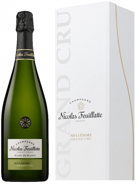 Nicolas Feuillatte Grand Cru Brut Blanc de Blancs (gift box), 0.75 л