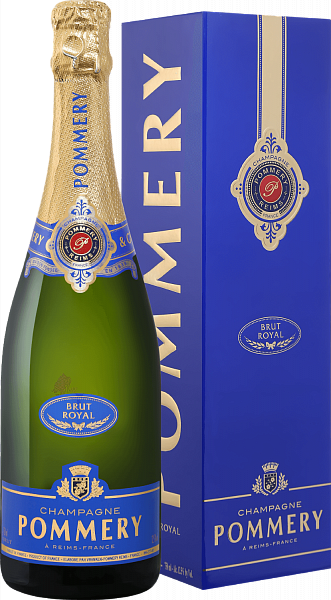 Шампанское Pommery Brut Royal Champagne AOP (gift box), 0.75 л