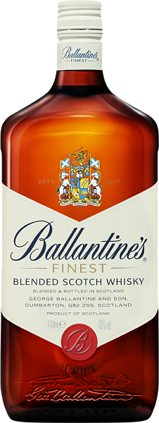 Виски Ballantine's Finest Blended Scotch Whisky, 1 л