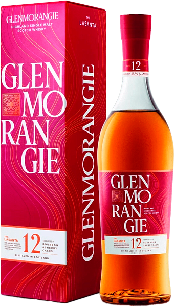 Виски Glenmorangie Lasanta Single Malt Scotch Whisky (gift box), 0.75 л в Новосибирске