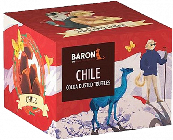 Baron Chile Cocoa Dusted Truffles, 0.1 л