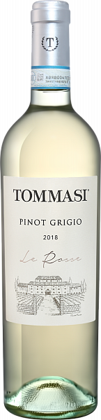 Вино Le Rosse Pinot Grigio delle Venezie DOC Tommasi, 0.75 л