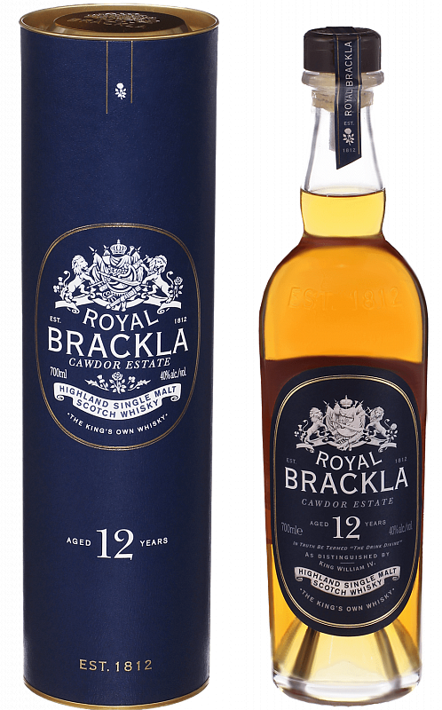 Роял Бракла 12 лет Хайлэнд шотландский односолодовый виски в подарочной упаковке 0.7 л