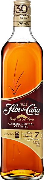 Ром Flor de Cana 7 Gran Reserva Licorera de Nicaragua, 0.75 л в Новосибирске