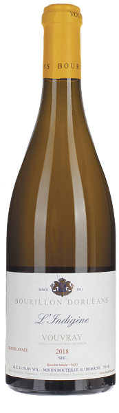 Вино L'Indigene Vouvray AOС Bourillon Dorleans, 0.75 л