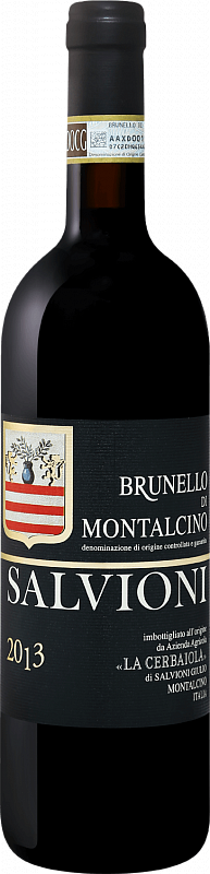 Вино Сальвиони Брунелло ди Монтальчино DOCG Ла Чербайола 2017 0.75л