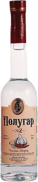 Дистиллят Polugar №2 Garlic & Pepper, 0.1 л