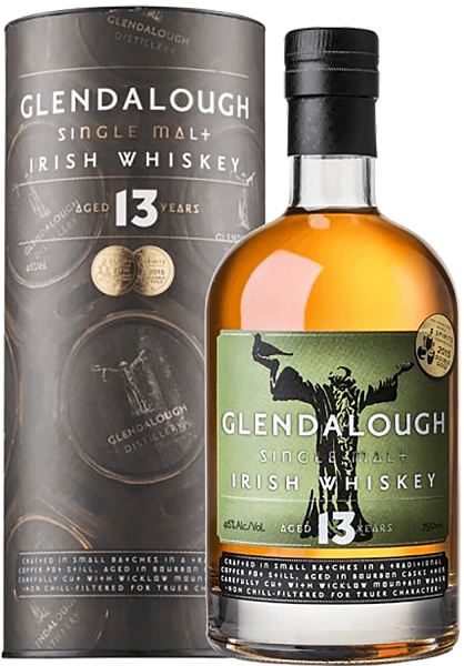 Виски Glendalough 13 y.o. Single Malt Irish Whiskey (gift box), 0.75 л